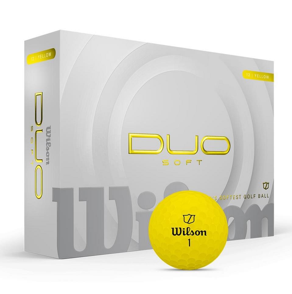 Wilson Duo Soft Golfbälle, gelb