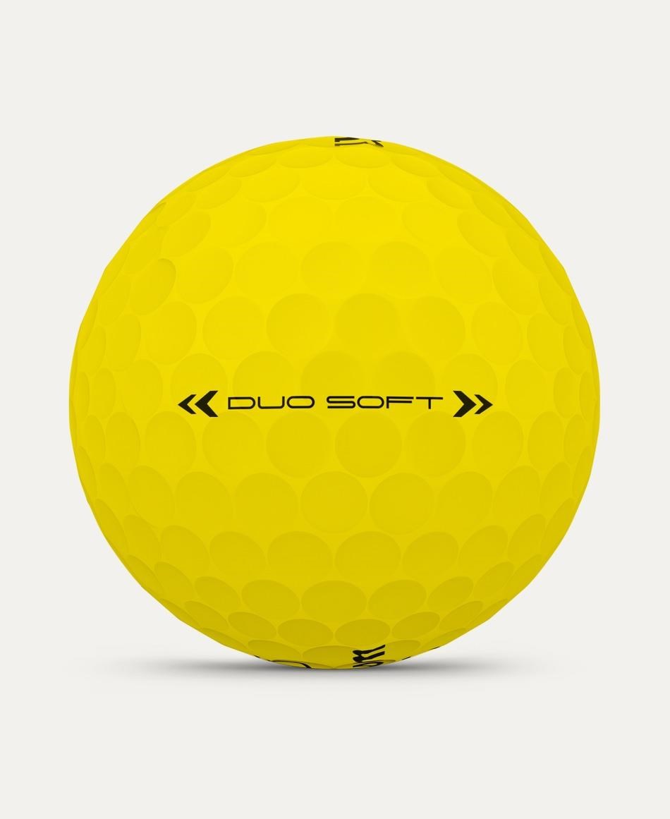 Wilson Duo Soft Golfbälle, gelb