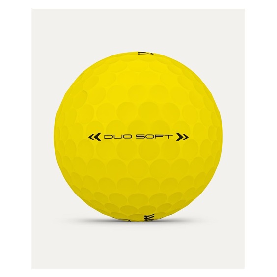 Wilson Duo Soft Golfbälle, gelb