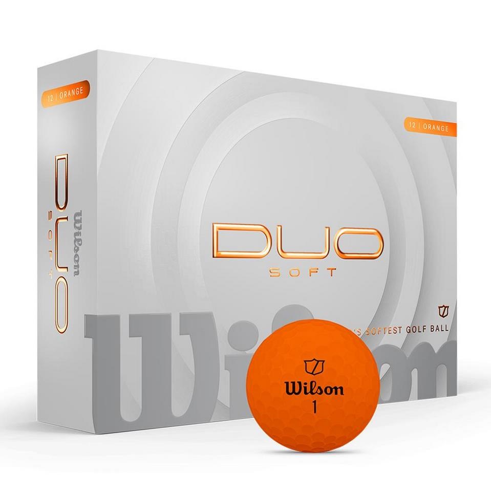 Wilson Duo Soft Golfbälle, orange