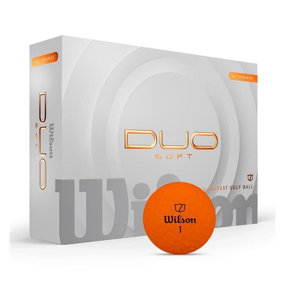 Wilson Duo Soft Golfbälle, orange