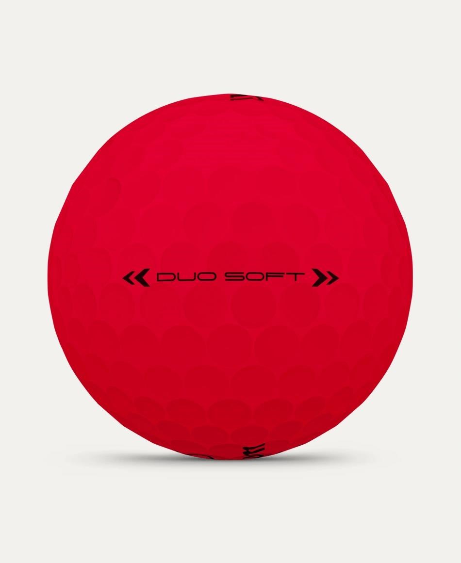 Wilson Duo Soft Golfbälle, rot