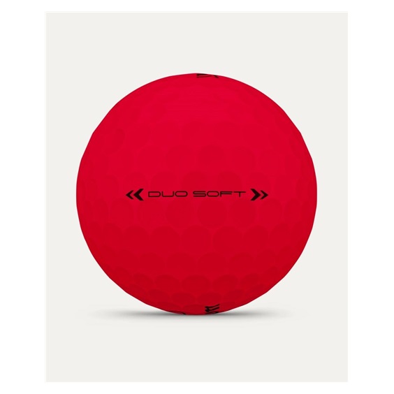 Wilson Duo Soft Golfbälle, rot