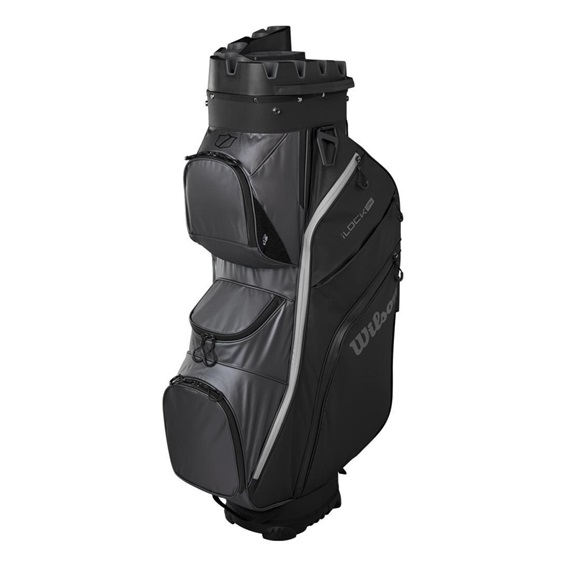 Wilson iLock Dry Cartbag, schwarz/grau