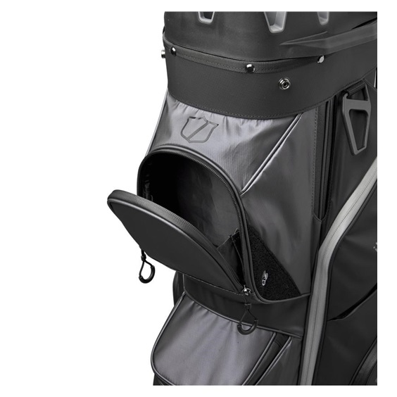 Wilson iLock Dry Cartbag, schwarz/grau