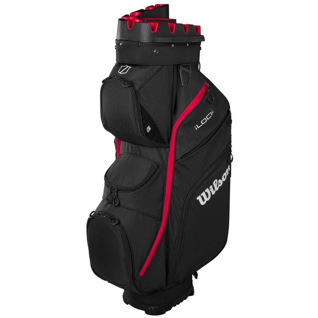 Wilson iLock Cartbag, schwarz/rot