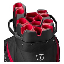 Wilson iLock Cartbag, schwarz/rot