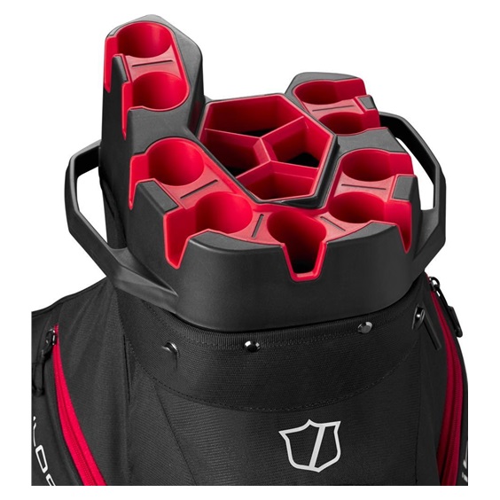 Wilson iLock Cartbag, schwarz/rot