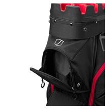 Wilson iLock Cartbag, schwarz/rot