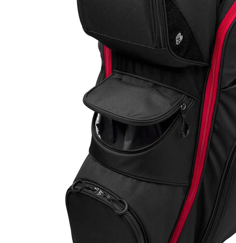 Wilson iLock Cartbag, schwarz/rot