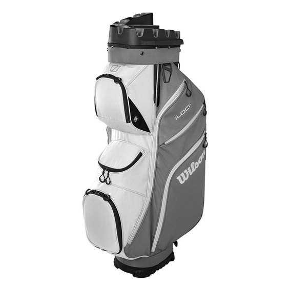 Wilson iLock Cartbag, grau/weiss/schwarz