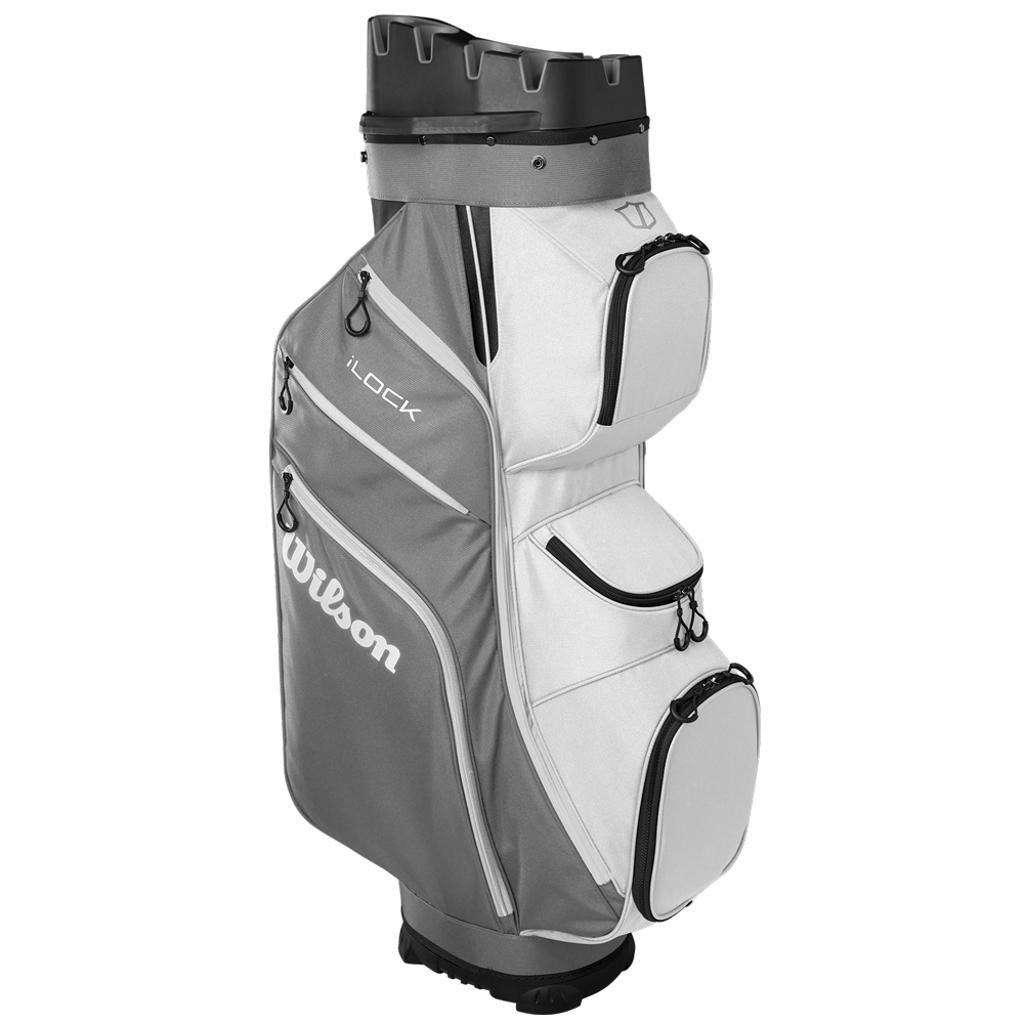 Wilson iLock Cartbag, grau/weiss/schwarz