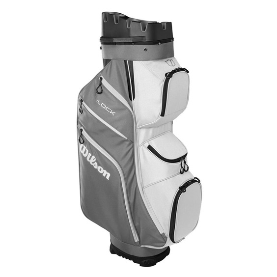 Wilson iLock Cartbag, grau/weiss/schwarz