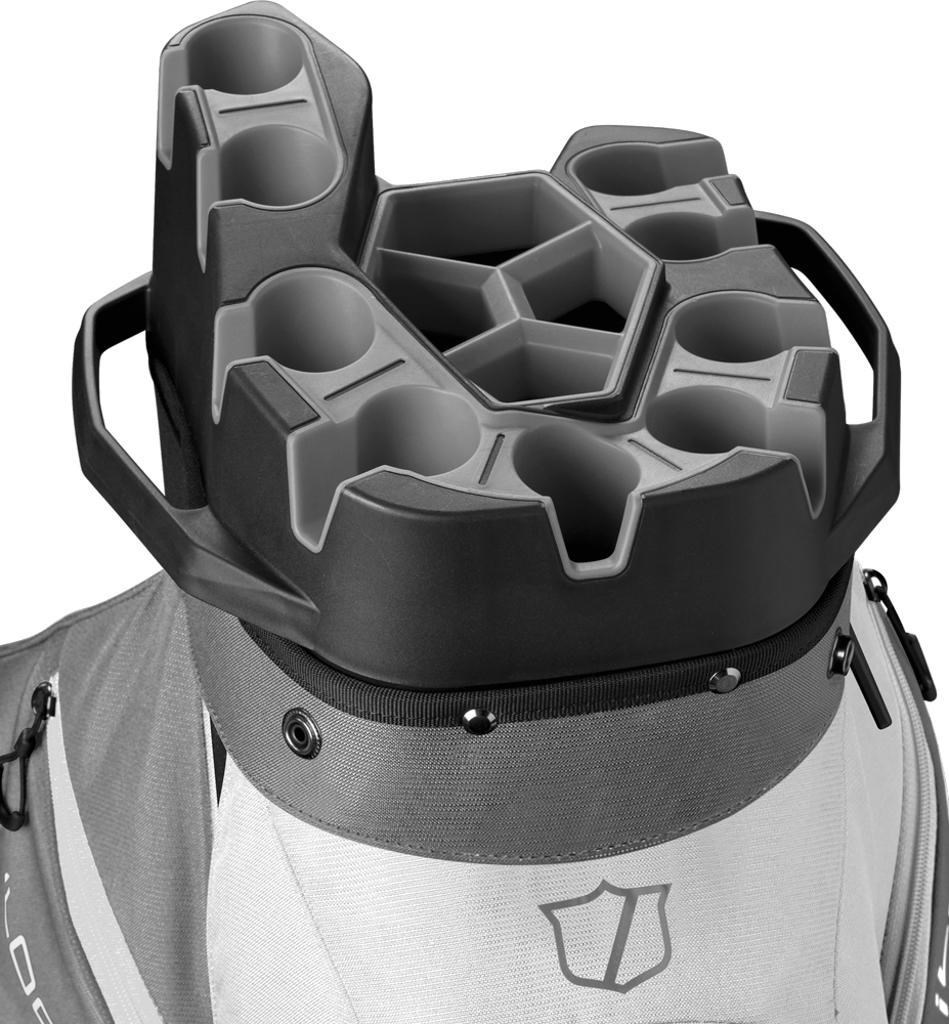 Wilson iLock Cartbag, grau/weiss/schwarz