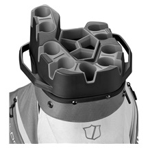 Wilson iLock Cartbag, grau/weiss/schwarz