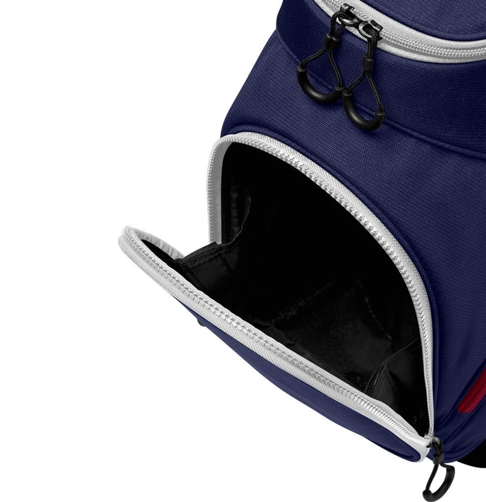 Wilson iLock Cartbag, dunkelblau/weiss/rot