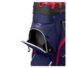 Wilson iLock Cartbag, dunkelblau/weiss/rot