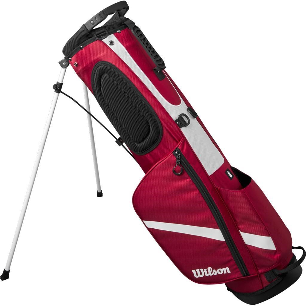 Wilson QS Quiver Carry Standbag, rot/weiss/schwarz