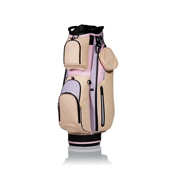 JuCad First Class Cartbag, beige/flieder/rosa