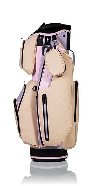 JuCad First Class Cartbag, beige/flieder/rosa