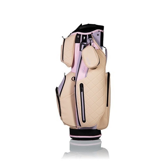 JuCad First Class Cartbag, beige/flieder/rosa