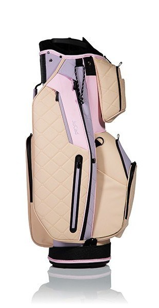JuCad First Class Cartbag, beige/flieder/rosa