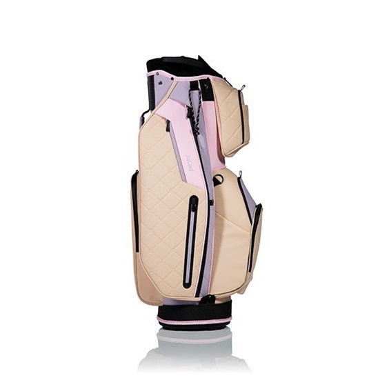 JuCad First Class Cartbag, beige/flieder/rosa