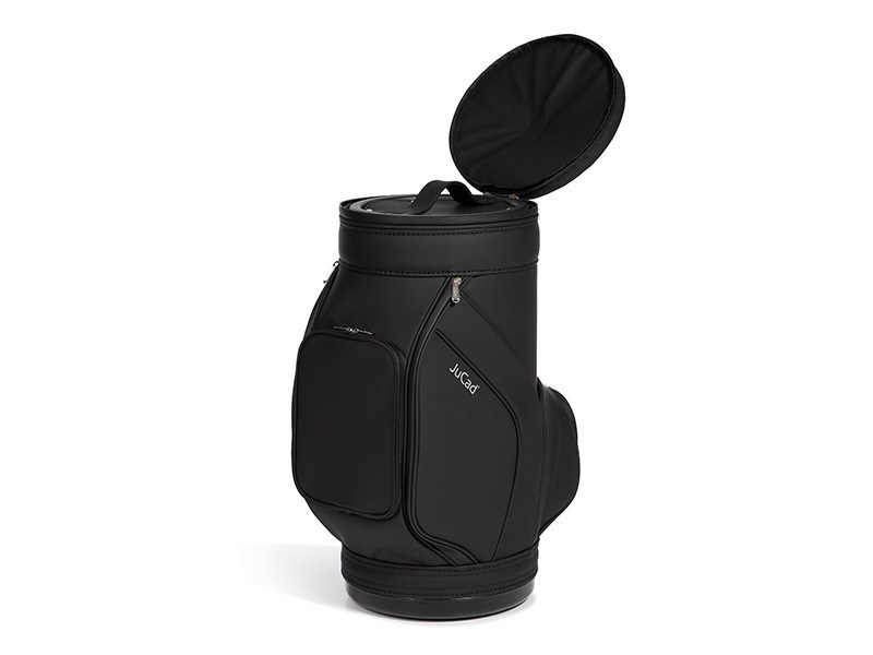 Jucad stool with cooler, black