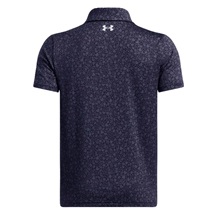 Under Armour Playoff Printed Junior Poloshirt, blau