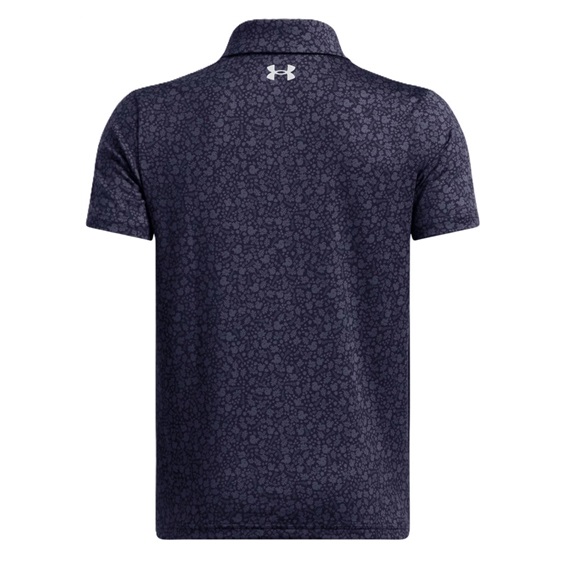 Under Armour Playoff Printed Junior Poloshirt, blau