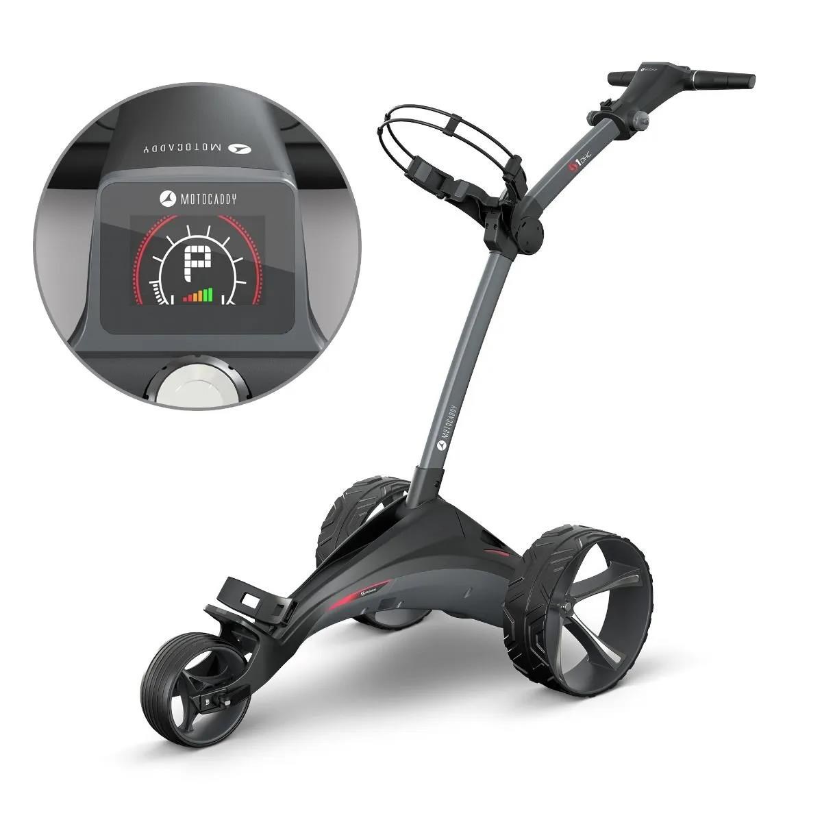 Motocaddy S1 DHC Elektrotrolley, Standard-Lithium-Akku