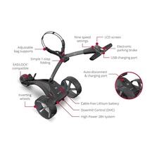 Motocaddy S1 DHC Elektrotrolley, Ultra-Lithium-Akku