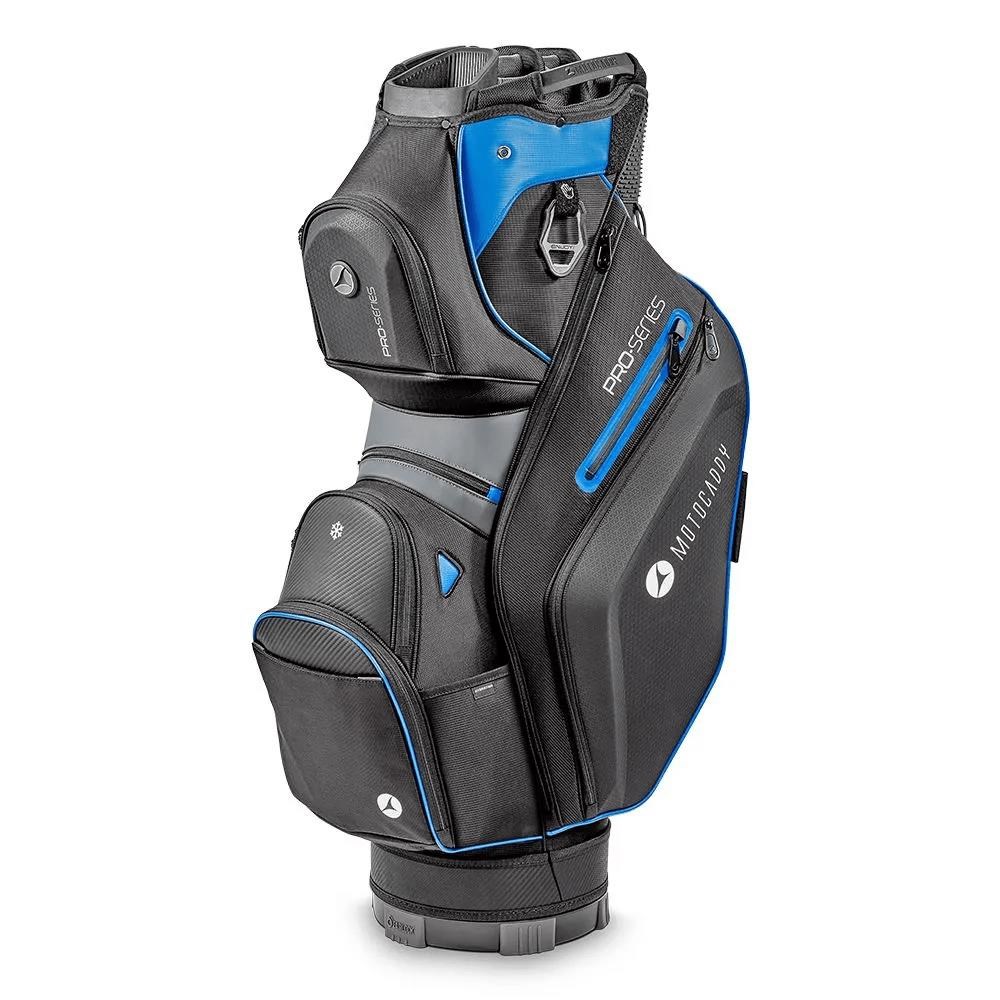 Motocaddy Pro-Series Cartbag, schwarz/blau