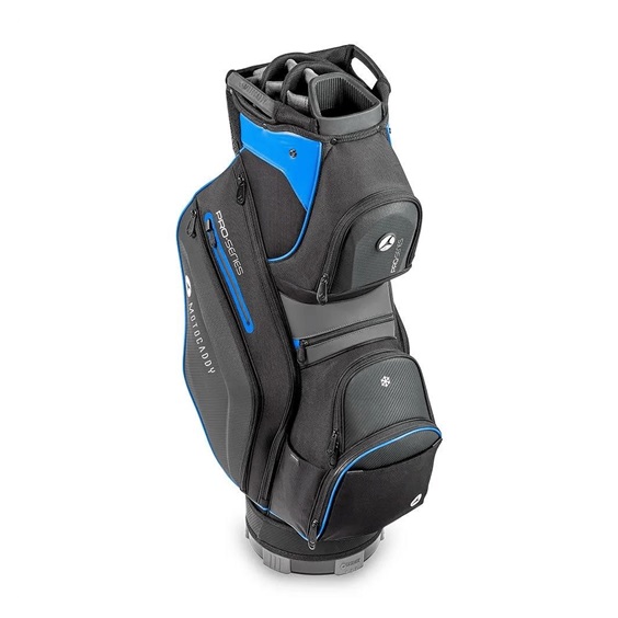 Motocaddy Pro-Series Cartbag, schwarz/blau