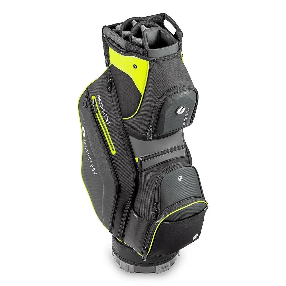 Motocaddy Pro-Series Cartbag, schwarz/limette