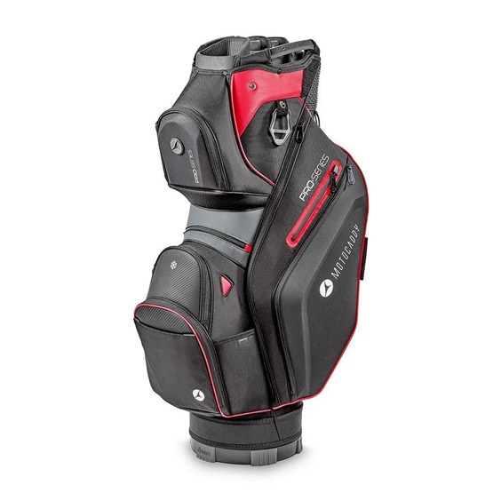 Motocaddy Pro-Series Cartbag, schwarz/rot