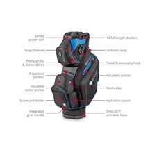 Motocaddy Pro-Series Cartbag, schwarz/rot