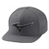 Mizuno Tour Flat Snapback Herren Cap, dunkelgrau