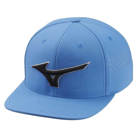 Mizuno Tour Flat Snapback Herren Cap, california blue