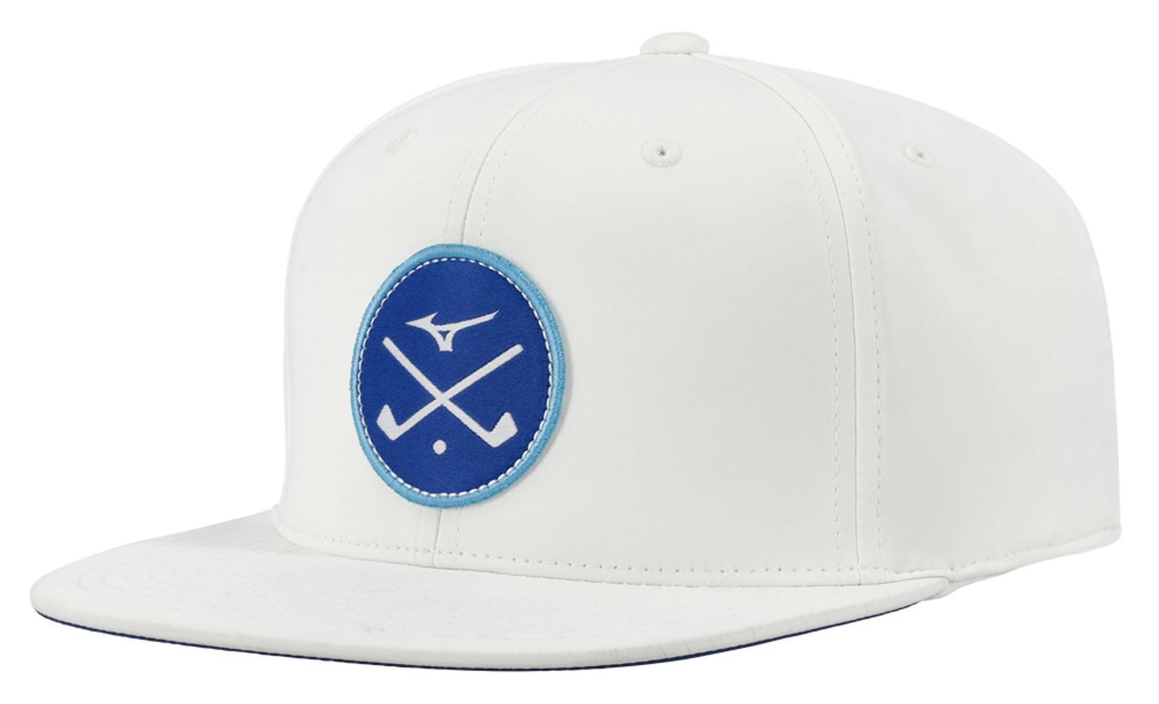 Mizuno Crossed Clubs Snapback Herren Cap, weiss