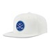 Mizuno Crossed Clubs Snapback Herren Cap, weiss