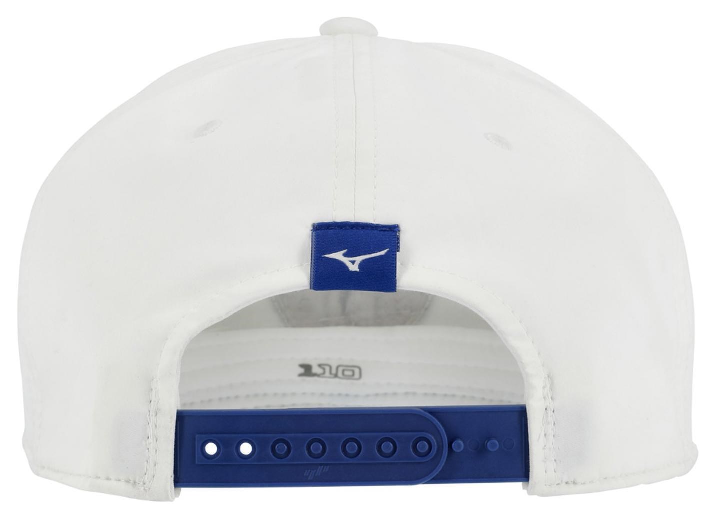Mizuno Crossed Clubs Snapback Herren Cap, weiss