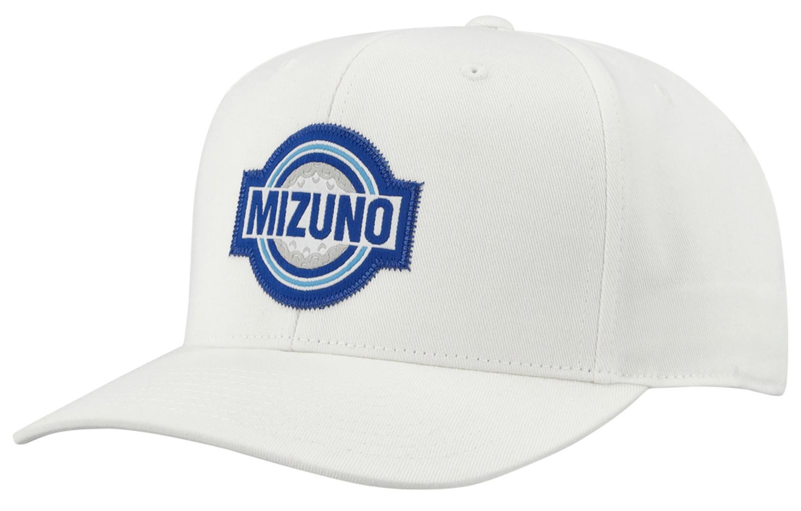 Mizuno Patch Snapback Herren Cap, weiss