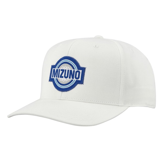 Mizuno Patch Snapback Herren Cap, weiss