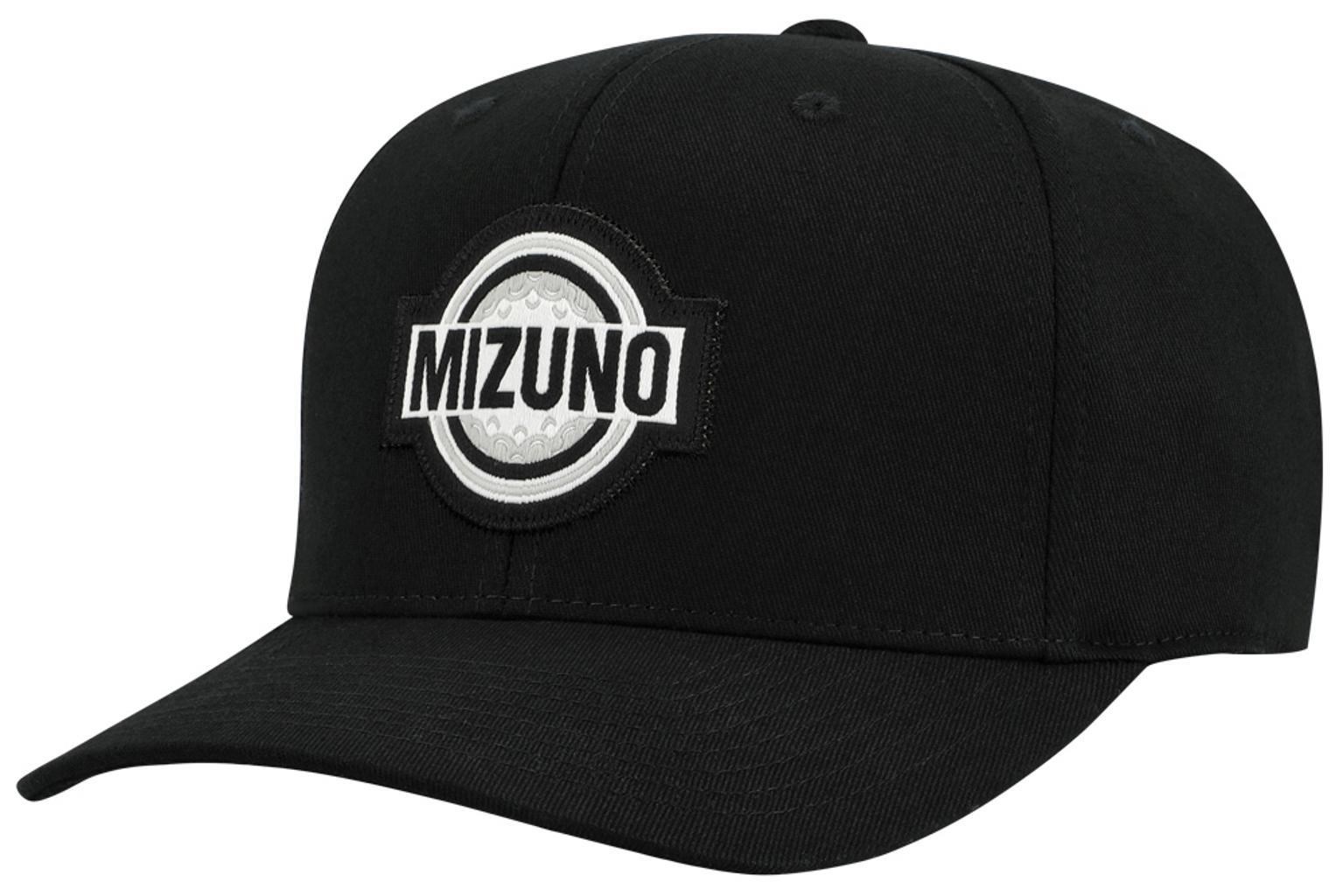 Mizuno Patch Snapback Herren Cap, schwarz