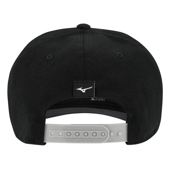 Mizuno Patch Snapback Herren Cap, schwarz