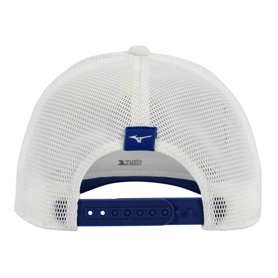 Mizuno Crossed Clubs Meshback Herren Cap, weiss