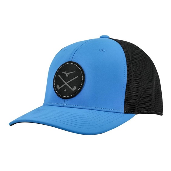 Mizuno Crossed Clubs Meshback Herren Cap, blau/schwarz