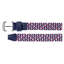 FootJoy Braided Gürtel, dark denim/pink lemonade/skyway