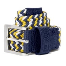 FootJoy Braided Gürtel, navy/white/taxi
